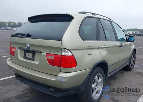 2002 BMW X5 3.0I из США, поврежденный, VIN 5UXFA53552LP57617